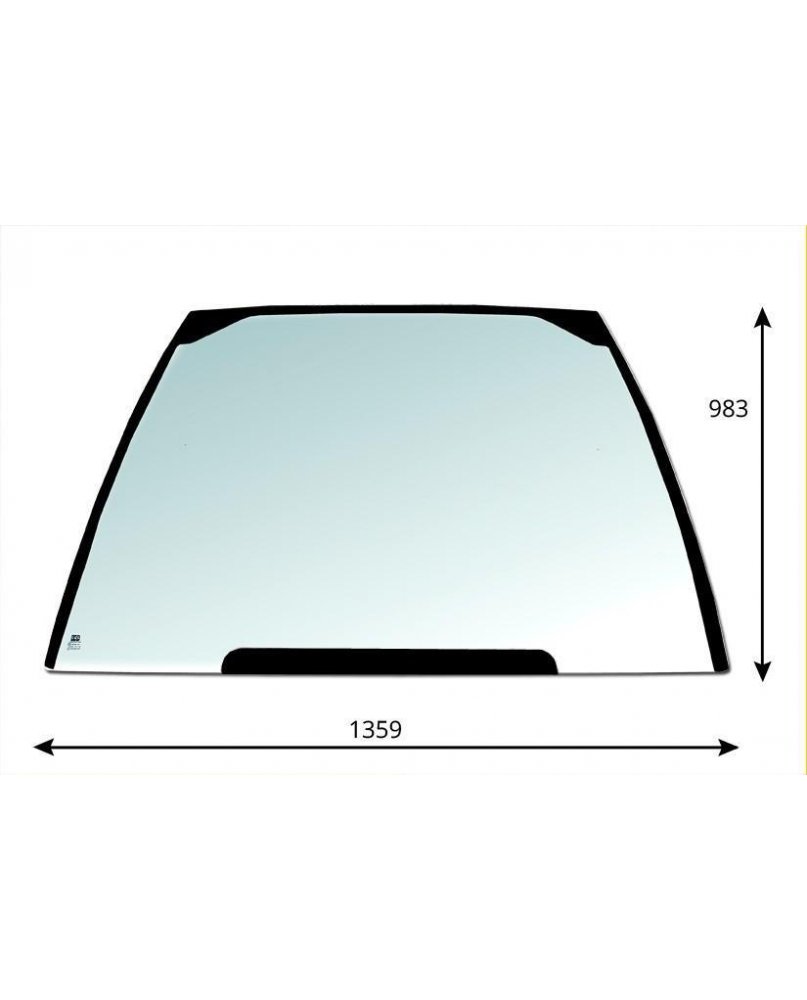 SZYBA CZOŁOWA CAT 428E