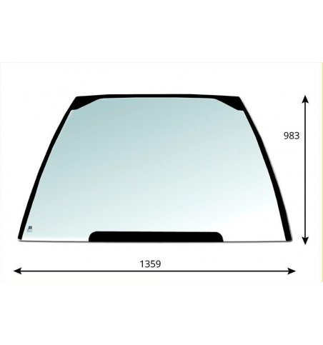 SZYBA CZOŁOWA CAT 428E