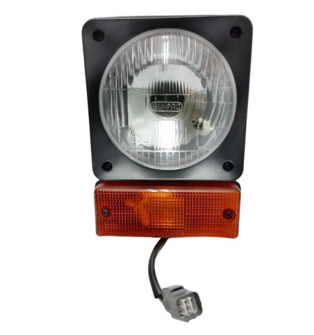 Lampa przednia JCB 3CX, 4 CX, Teleskop - Stary typ