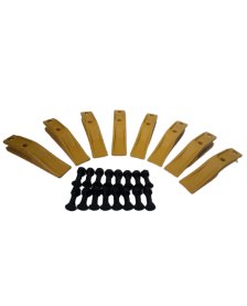 Cat, Case, New Holland - Komplet zębów do przedniej łyżki