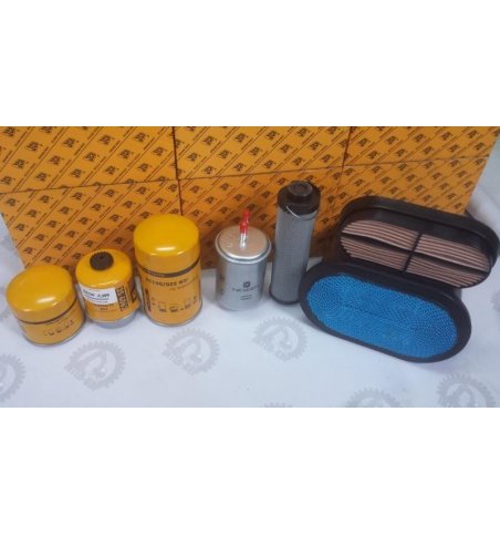 JCB KOMPLET FILTRÓW JCB 3,4CX 2005+ SILNIK JCB