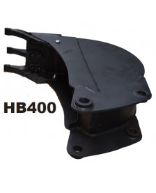 Łyżka 35 CM, pasująca do koparko-ładowarek CATERPILLAR 428B, 428C - LEMIESZ HB400 WZMACNIANA