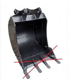 Łyżka 60cm pasująca do NEW HOLLAND NH85, NH95, LB110, LB115 - HB400